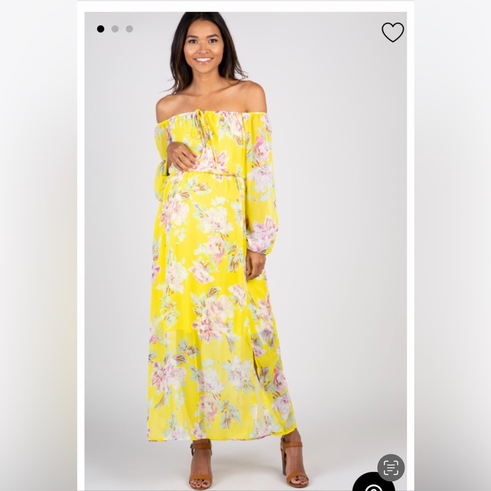 Maxi dress with sleeves